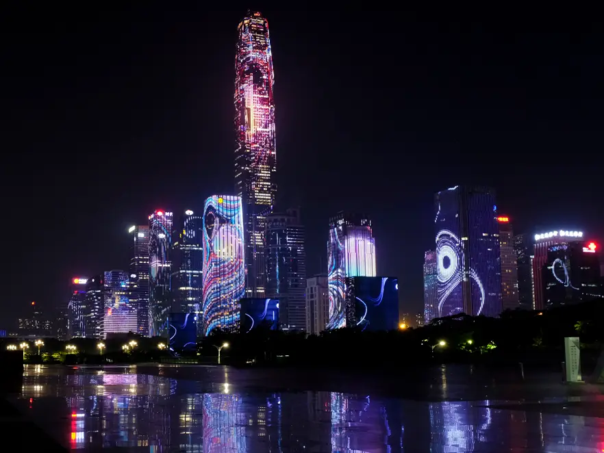 Futian Light Show 福田区灯光秀 2023年