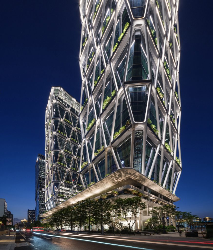 The lrootech Tower 树根互联总部双子塔